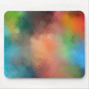 Elegant Colorful Abstract Art Trendy Sjabloon Muismat