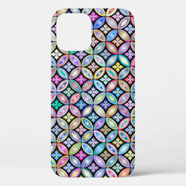 Elegant Colorful Abstract Glas in lood Patroon Case-Mate iPhone Case