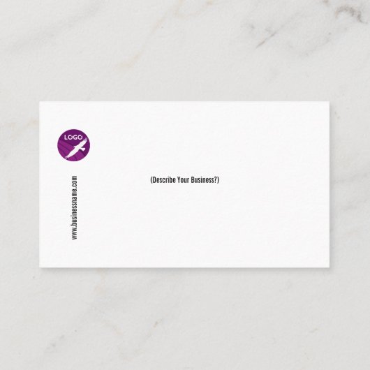 Elegant Colorful Batik Motif Art Visitekaartje (Achterkant)