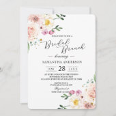 Elegant Colorful Beauty Flowers & Gold Drups Kaart (Voorkant)