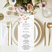 Elegant Colorful Beauty Flowers * Gouddruppels Menu