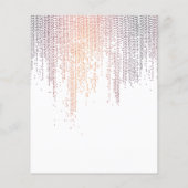 Elegant Colorful Confetti Rain Patroon Flyer (Achterkant)