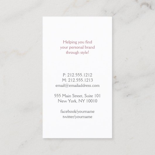 Elegant Colorful Confetti Rain Patroon Visitekaartje (Achterkant)