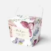 Elegant Colorful Floral Bedankdoosjes (Voorkant Zijde)