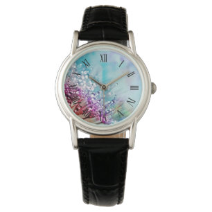 Elegant Colorful Floral en Dew Women's Watch Horloge