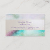 Elegant Colorful Glitter Lashes Loyalty Card (Achterkant)