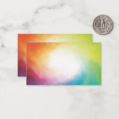 Elegant Colorful Modern Abstract Kunstwerk Trendy Notitiekaartje (Voorkant / Achterkant in situ)