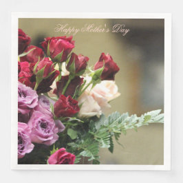 Elegant Colorful Rozen Servet