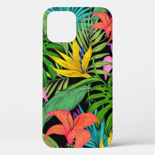 Elegant Colorful Summer Tropical Floral Leaves   Case-Mate iPhone Case