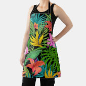 Elegant Colorful Summer Tropical Floral Leaves | Schort (Insitu)