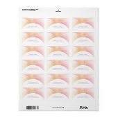 Elegant Colorful Waterverf Sjabloon Adres Etiket (Full Sheet)