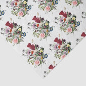 Elegant Colorful  Wildbloemen Tissuepapier (Detail)