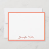 Elegant Colors Aangepast handgeschreven Sjabloon s (Voorkant)