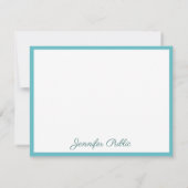 Elegant Colors Aangepast handgeschreven Sjabloon s (Achterkant)