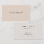 Elegant Colors Creative Design Professional Trendy Visitekaartje (Voorkant / Achterkant)
