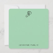 Elegant Colors Handgeschreven Monogram Sjabloon (Achterkant)