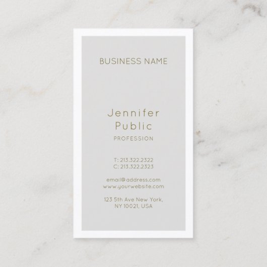 Elegant Colors Handgeschreven Monogram Sjabloon Visitekaartje (Achterkant)