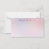 Elegant Colors Monogram Sjabloon Gepersonaliseerd (Voorkant)