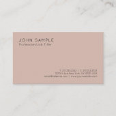 Elegant Colors Professional Minimalist Plain Visitekaartje (Voorkant)