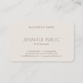 Elegant Colors Professional Sjabloon Trendy Visitekaartje (Achterkant)