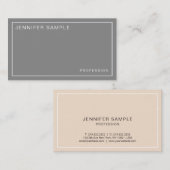 Elegant Colors Professional Stijlvol design Modern Visitekaartje (Voorkant / Achterkant)