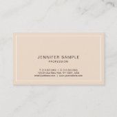 Elegant Colors Professional Stijlvol design Modern Visitekaartje (Achterkant)