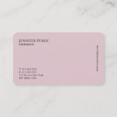 Elegant Colors Professional Trendy Silk Luxe Visitekaartje (Achterkant)
