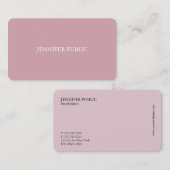 Elegant Colors Professional Trendy Silk Luxe Visitekaartje (Voorkant / Achterkant)