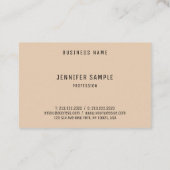 Elegant Colors Sjabloon Custom Professional Modern Visitekaartje (Achterkant)