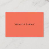 Elegant Colors Sjabloon Custom Professional Modern Visitekaartje (Voorkant)