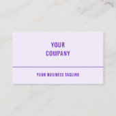 Elegant Colors Visitekaartje maakt uw eigen ontwer (Achterkant)