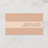 Elegant Colour Harmony Modern Premium Linen Luxury Visitekaartje (Achterkant)