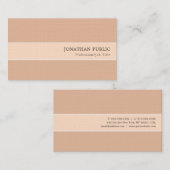 Elegant Colour Harmony Modern Premium Linen Luxury Visitekaartje (Voorkant / Achterkant)