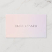 Elegant Colour Harmony Modern Professional Plain Visitekaartje (Voorkant)