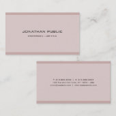 Elegant Colour Harmony Modern Simple Professional Visitekaartje (Voorkant / Achterkant)