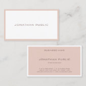 Elegant Colour Harmony Moderne Slank Kunstmateriaa Visitekaartje (Voorkant / Achterkant)