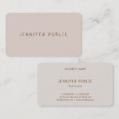 Elegant Colour Harmony Professional Moderne Sjablo Visitekaartje (Voorkant / Achterkant)