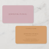 Elegant Colour Harmony Simple Sjabloon Professiona Visitekaartje (Voorkant / Achterkant)