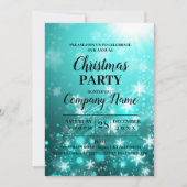 Elegant Company Cocktail-kerstfeest Uitnodiging (Voorkant)