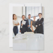 Elegant Company Cocktail Kerstparty Kaart (Achterkant)