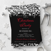 Elegant Company Corporate Kerstparty Silver Kaart