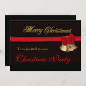 Elegant Company Kerstparty Kaart (Voorkant / Achterkant)