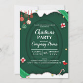 Elegant Company Kerstparty Kaart (Voorkant)