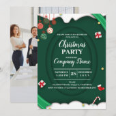 Elegant Company Kerstparty Kaart (Voorkant / Achterkant)