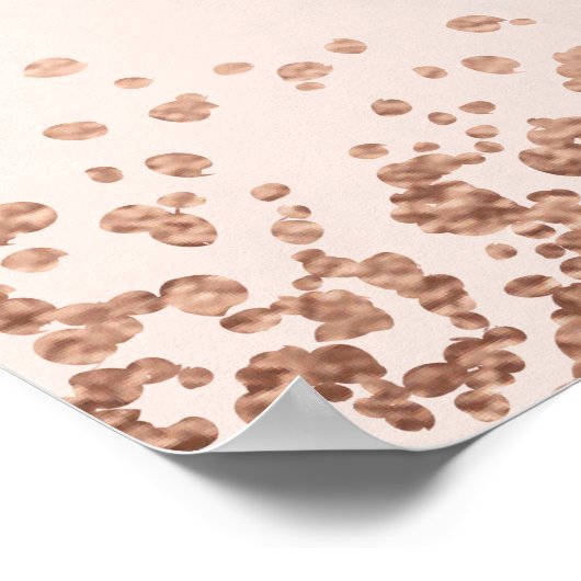 Elegant confetti | 20 + Tafelbruiloft Poster (Hoek)