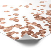 Elegant confetti | 20 + Tafelhuwelijk Poster (Hoek)