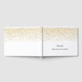 Elegant confetti baby shower gastenboek (Volledig)