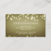 Elegant Confetti Champagne Bubbles Visitekaartje (Achterkant)