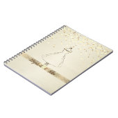 Elegant, Confetti, kant, dress Wedding Planner Notitieboek (Linkerzijde)