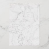 Elegant Confetti & Marble Sweet 16 Birthday Real Folie Uitnodiging (Achterkant)